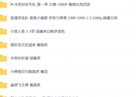 迪士尼系列动漫国粤英三语中字