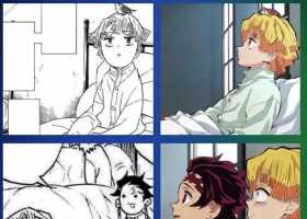 鬼灭之刃 漫画和动画对比