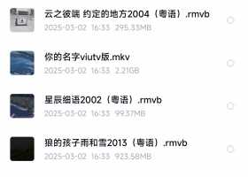 【新海誠電影】【粵語】